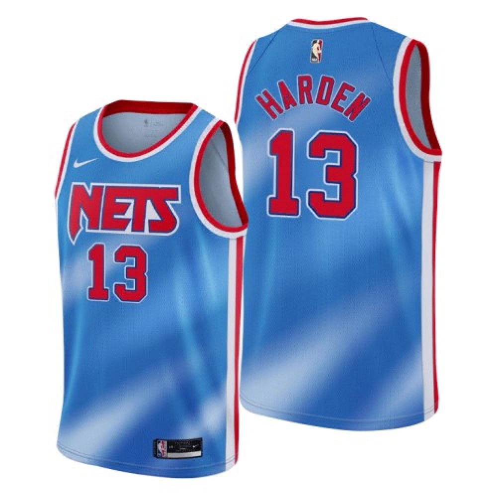 Men's Brooklyn Nets James Harden #13 Blue 2020/21 Swingman Jersey - Classic Edition-Pro Kit Vault | Brand New 26/27 Sports Jerseys